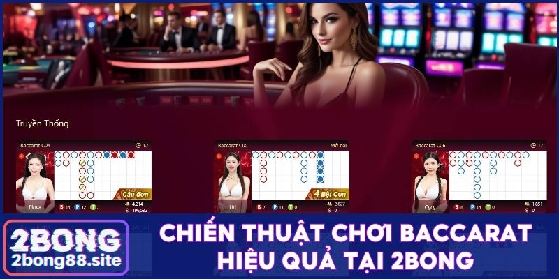 Chiến thuật chơi Baccarat hiệu quả tại 2Bong cho người mới 4 Chiến thuật chơi Baccarat