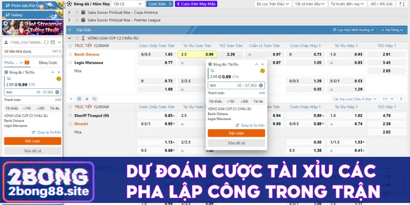 Kèo nhà cái phổ biến và 3 bí quyết vàng để thắng lớn 3 Dự đoán cược Tài Xỉu các pha lập công trong trận