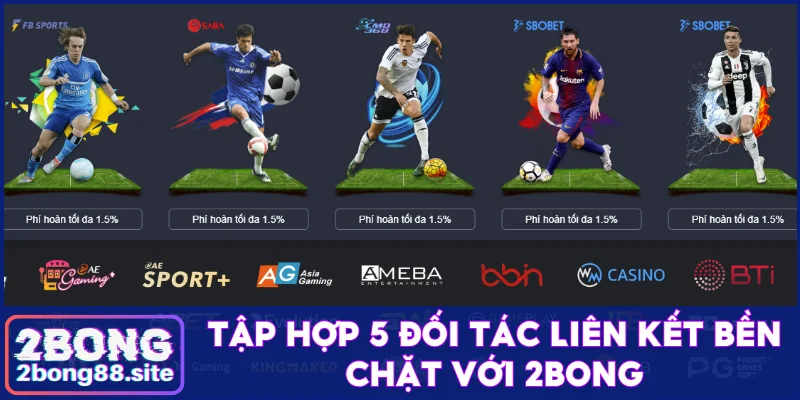Thông tin giới thiệu 2Bong - Nhà cái đẳng cấp châu Á 3 Tập hợp 5 đối tác liên kết bền chặt với 2Bong